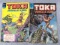 Two Dell Toka Jungle King comic books, both 1965.
