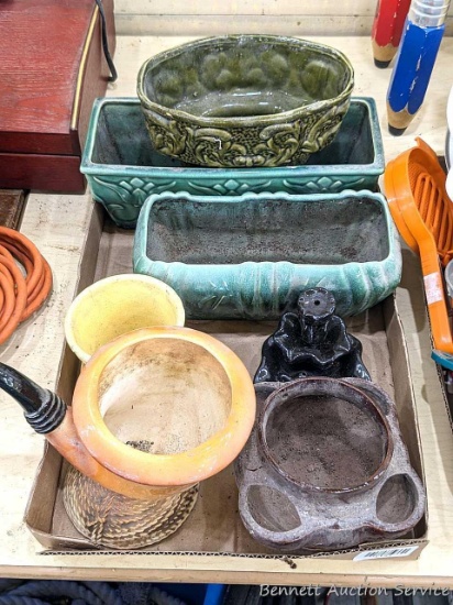 Pickup in Rib Lake. Red Wing Art Pottery, McCoy, Relpo and other vintage and newer planters. Longest
