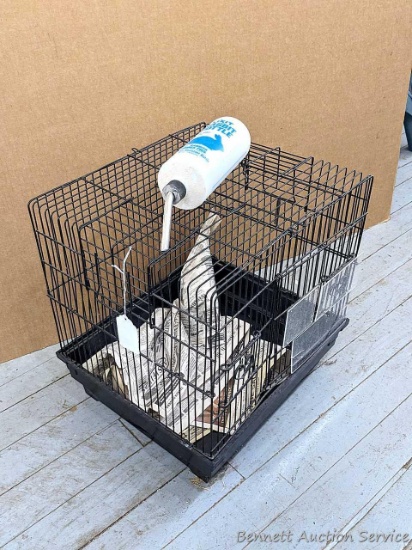 Pickup in Rib Lake. Guinea pig or other small animal cage and watering bottle measures 14-1/2" x