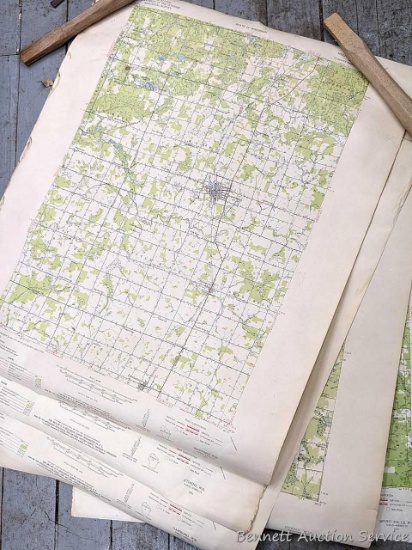 Pickup in Rib Lake. Medford, Athens, Ogema, Spirit Falls, Hamburg Wis. maps from field examinations