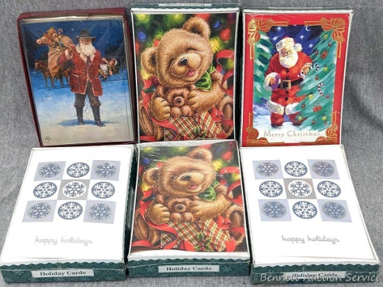 Christmas card season is coming!! 6 boxes of holiday and Christmas cards for all your letters and