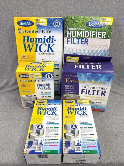 Humidifier filter money lode!! Best Air Humidi Wick filters A, D, E and Perfect Blue Humidifier