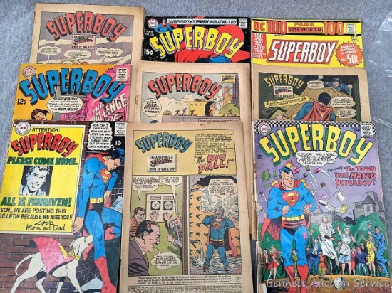 DC Comics SuperBoy comic books copyright late 1960s.