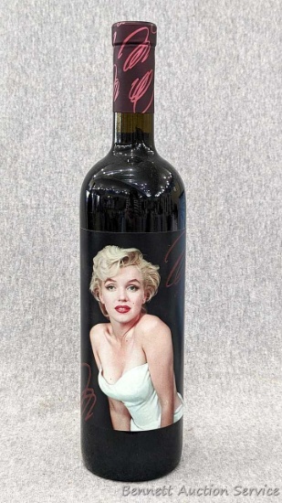 No shipping, must be 21 to purchase. Marilyn Monroe "Marilyn Merlot" 2000 Napa Valley Merlot wine