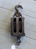 Pickup in Rib Lake. Large antique pulley is approx. 19