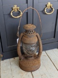 Pickup in Rib Lake. Artisan Gamble's lantern; measures 14-1/2