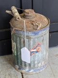 Pickup in Rib Lake. Vintage kerosene can; measures 10