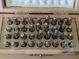 Pickup in Rib Lake. Letter and Number Punch set. Each punch is 3/32. Case measures approx 2-3/4