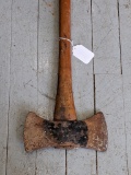 Pickup in Rib Lake. Double bit axe with tight handle.
