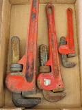 Pickup in Rib Lake. Three heavy duty pipe wrenches are 8