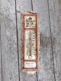 Pickup in Rib Lake. Vintage Standard Oil promotional thermometer advertises Zuleger Oil Co. of