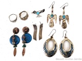 Pickup in Rib Lake. Great collection of Southwest style jewelry incl 2