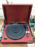 Pickup in Rib Lake. Anders Nicholson record turntable is Model TR-W155. Runs. About 15