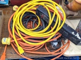 Pickup in Rib Lake. Two heavy duty extensions cords, longer extension cord, power strip. Longer
