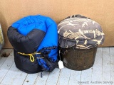 Pickup in Rib Lake. Black & blue sleeping bag (feels like a heavier quality); unique cushioned