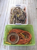 Pickup in Rib Lake. 2 plastic totes full of a variety of extension cords and wire. All untested.