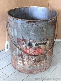 Pickup in Rib Lake. Cool old Loxon bucket is 12