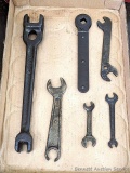 Pickup in Rib Lake. Antique wrenches and ratchet up to 13