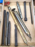 Pickup in Rib Lake. Punches, drills, brass blowers, more. Longest piece is approx. 17