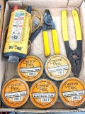 Pickup in Rib Lake. Electrical supplies and tools including Volcon tester, electrical tape, wire