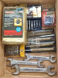 Pickup in Rib Lake. Craftsman terry cloth bonnets; a few Craftsman wrenches; Craftsman 1/2