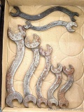 Pickup in Rib Lake. Cool old S-curved open end wrenches, at least one is marked Special.