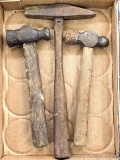 Pickup in Rib Lake. Early style ball peen hammer; straight peen hammer; more. Longest is 12