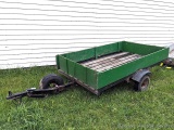 Pickup in Rib Lake. Nice tilt-deck four wheeler or firewood trailer with a 56