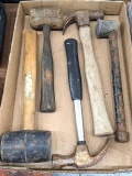 Pickup in Rib Lake. Several hammers including rubber mallet, claw hammers, more.