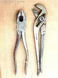 Pickup in Rib Lake. Craftsman lineman's pliers with very nice jaws and slip joint pliers.