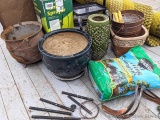 Pickup in Rib Lake. Yard & garden supplies including pots up to 12
