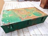 Pickup in Rib Lake. Lockable steel tool box or trunk with horizontal and vertical carrying handles.