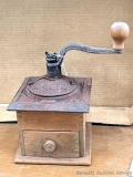 Pickup in Rib Lake. Vintage manual coffee grinder measures 11
