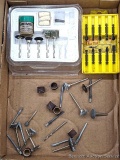 Pickup in Rib Lake. Dremel and other rotary bits incl. wire brushes, burs, sanding drums, and more.