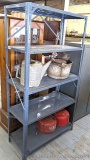 Pickup in Rib Lake. Steel 5-1/2' tall shelving unit is 3' wide and in good condition with a couple