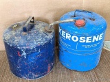 Pickup in Rib Lake. Two fuel cans, larger is just over 5 gallon.
