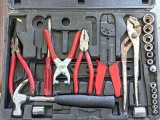 Pickup in Rib Lake. Tool set includes hammer, sockets, electrical tool, screwdriver, pliers, more.