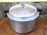Pickup in Rib Lake. Mirro-Matic pressure cooker or canner comes with weight and rack. About 12