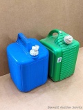 Pickup in Rib Lake. Two water containers, one by Coleman. Both approx. 5 gallon.