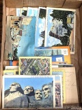 Pickup in Rib Lake. Vintage post cards incl. Utah, South Dakota, Yellowstone national park, more.