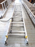Pickup in Rib Lake. Keller 20' aluminum extension ladder is nearly straight and is in good