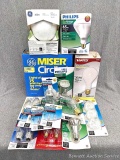 Variety of light bulb as pictured incl Philips indoor and outdoor flood lights, landscape and