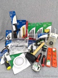 Plethora of stuff to create a junk drawer or restock the shop! Includes 10 blade snap utility knife,