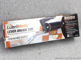 LubriMatic Lever Grease Gun. Standard Duty, 6000 PSI. Uses standard 14oz grease cartridge and can be