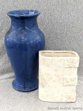 Two vases; tallest measures 6
