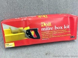 Do IT Best miter box kit incl box and back saw. Handy.
