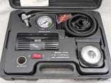 Handy air compressor kit would be great for the car or truck. Incl unit, hose, more. Also incl
