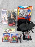 NIP Ozzy Osbourne diorama figurine, Marvel stickers, paint with water paper sheets, NIP Masters of