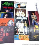 Record album inserts plus booklets featuring Alice Cooper, Bon Jovi, 1979 BeeGees Tour book, Poison,