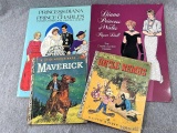 Little Golden Books including Uncle Remus, 1947 and Maverick, 1959; 1985 and 1997 commemorative